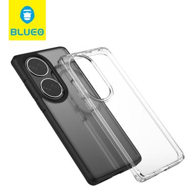 China BLUEO Anti-drop Mobile Phone Accessories Anti Knock TPU Transparent Shockproof PC For Huawei p50 Pro Phone Cases Covers For iphone 12 Pro Max for sale