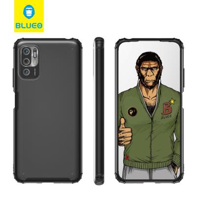 China Anti-fall BLUEO anti-drop shockproof transparent mobile phone tpu back case cover for realme gt explorer master edition one plus 9 pro for sale