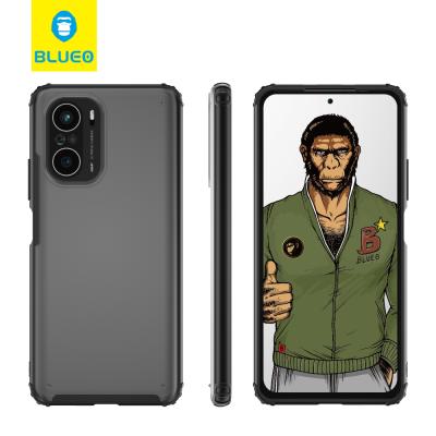 China BLUEO Anti-drop super slim frosted phone case for realme GT 5g global version frosted phone case for one plus 9pro one plus north 2 mobile for sale