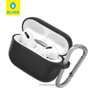 China Soft Case 2021\Comfortable\Safety\BLUEO flexible airpods pro 3 sublimation earbuds for custom silicone cover case airpods pro earphone wireless charging for sale