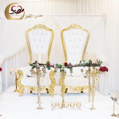 China Modern Fancy Wedding Luxury Hotel Throne Furniture Single Sofa Chair for sale