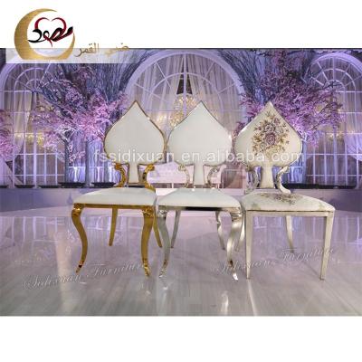 China Romantic& elegant white fabric decoration indian wedding mandap chair for sale for sale