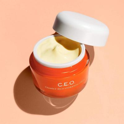 China VC Face Cream Anti Aging Fine Lines Fade To Brighten Skin Tone Ultra Hydrating Vitamin C Hydration Face Cream For Dry Skin for sale