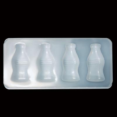 China Customizable Disposable Plastic Insert Tray for Candy Beverage Bottle Shaped Ice Cream for sale