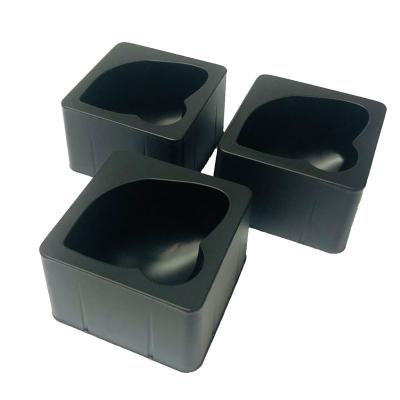 China Food Contact Safety Packaging Authorization SH-0060 Customizable Black PS Blister Boxes for sale