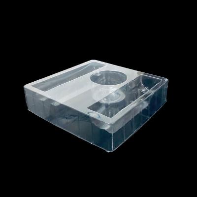 China Customizable Shape Size Cosmetic Packaging Transparent PET Blister Tray for Skin Care Kit for sale