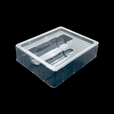 China Produced Clear PET Blister Packaging Insert Tray for Skincare Kit in Plastic Material for sale