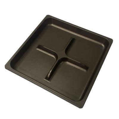 China Cold Resistant Plastic Packaging Food Grade Amber Color Blister Tray for Mooncake Donuts for sale