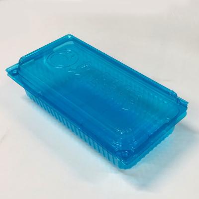 China 36 Years Experience Blue PET Plastic Container Clamshell Blister Packaging for Crabs for sale