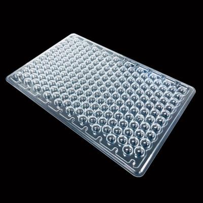 China Class 100 Clear PET Blister Tray Molded Tray for Contact Lenses and Optical Parts for sale