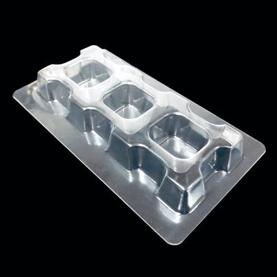 China Customized Face Seal Blister for Electronic Components Class 100 PET Plastic Packaging for sale