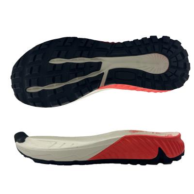 China Non-slip men's sports shoe sole. Rubber Running Shoe Sole Anti Slip Wear Resistant Sole for sale