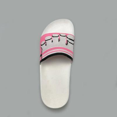 China Wholesale Women's Slippers High Quality Anti Slip EVA Insoles Cushioning Uppers Are Handmade Weaving Can Be Customized In Colors for sale