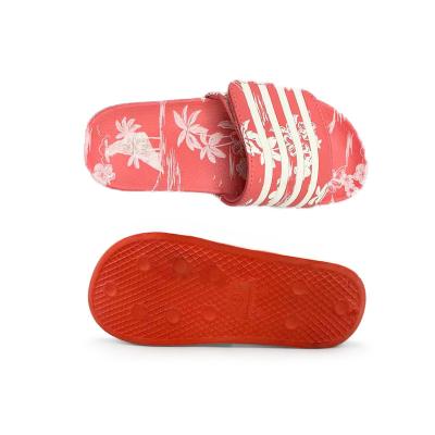 China Cushioning Wholesale Custom Slipper Material Unisex Slide Slippers PVC Logo Pattern Printing EVA Indoor Outdoor Slipper for sale