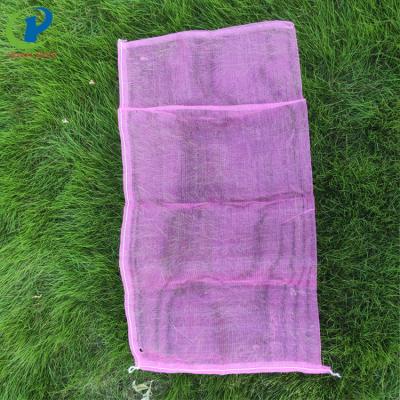 China Agriculture Eco Polyester Small Plastic Garlic Mesh Bags for sale