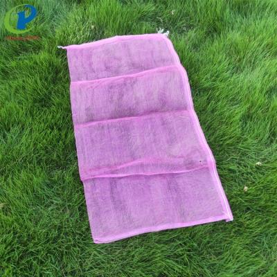 China Agriculture Pe Monofilament Garlic Mesh Bag 55*95 For Peru Vegetable Bags for sale