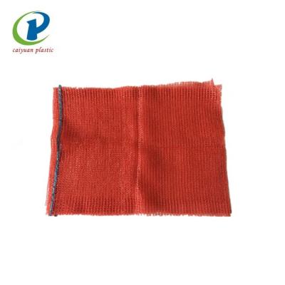 China Disposable red raschel mesh bags for sale plastic mesh bags 50*80cm for sale