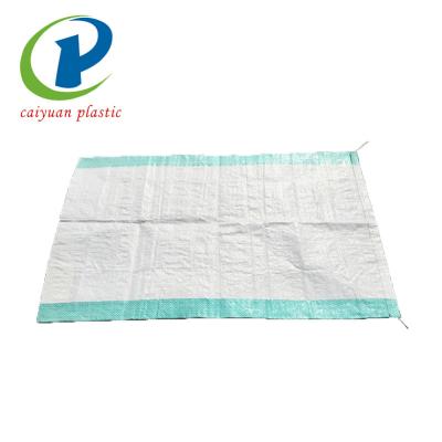 China Recyclable Color Printed Flour PP Woven Plastic Bag 50kg With Good Price for sale