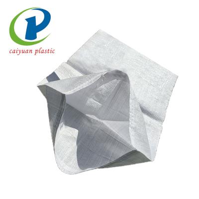 China Recyclable Plastic Bag 25kg PP Woven Polyethylene Bag for sale