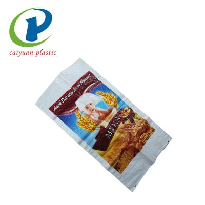 China Feature Recyclable Recyclable And Material PP Woven Mesh Plastic Bags 50kg for sale