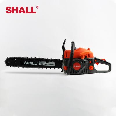 China Cheap Powerful Gasoline 45cc 52cc 58cc Chainsaw Professional Manual Start Motosier 5200 Garden Gasoline Chainsaw 2-Stroke With Guide Bar for sale