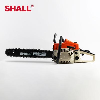 China 2-Stroke 52cc Gas Chainsaws 20 Inch Bar Power Chainsaws, Gas Powered Chainsaw 2 Stroke Handed Gasoline Chainsaw For Cutting Wood for sale