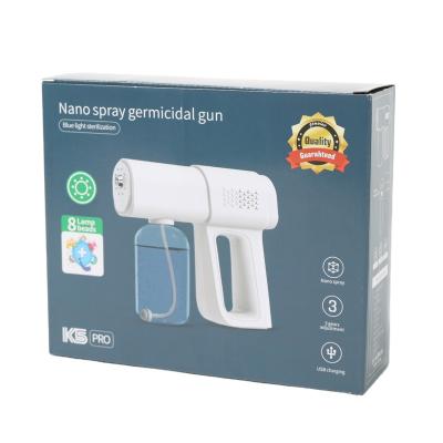 China Blue Lightweight Spray Gun Nano Fog Electrico Disenfeactant K12 Gun Sterilizer New Disenfecting Distinfection Sprayer Mist Disinfents for sale