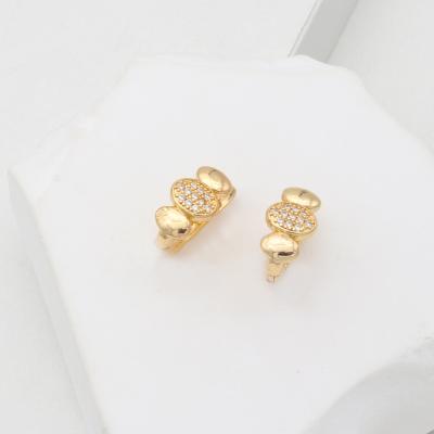 China Fashion High Quality Jewelry GARAANTIIE 2022 Simple And Exquisite 18K Gold Plated Leaf Shaped Earrings for sale