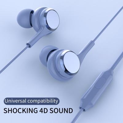 China With Microphone In Ear High Quality 3.5mm Wired Earphone Audio Design For Mobile Phone Bass Orignal Stereo Headphone HIGH FIDELITY for sale