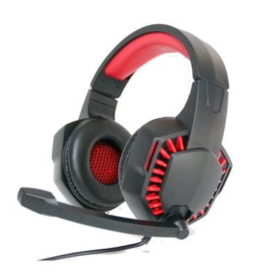 China Hot Selling OEM 3.5mm 7.1 RGB LED Headband Light Gaming Headset Stereo Volume Control For PC Custom Wired Headphone Logo for sale