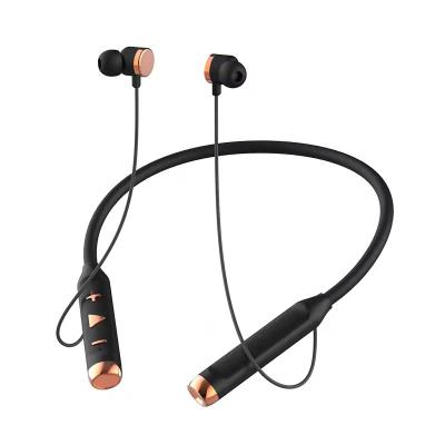 China Magnetic Switch Neckband Neckband Sports Wireless Earphones With LED Light for sale