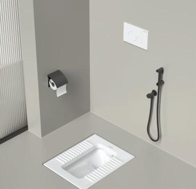 China Flush Plate Not Included In Wall Concealed Push Button Horizontal Outlet Rectangular Modern Cistern for sale