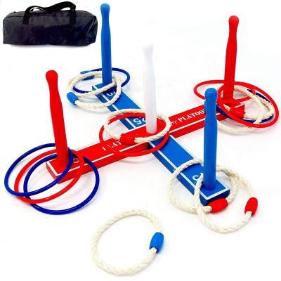 China Wholesale Outdoor Ring Toss Games For Kids Wooden Play And Outdoor Toys Keep Kids Active for sale