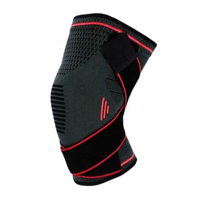 China Breathable Wholesale Adjustable Elasticity Elbow Knee Pads Compression Sleeve Knee Support/Knee Brace for sale