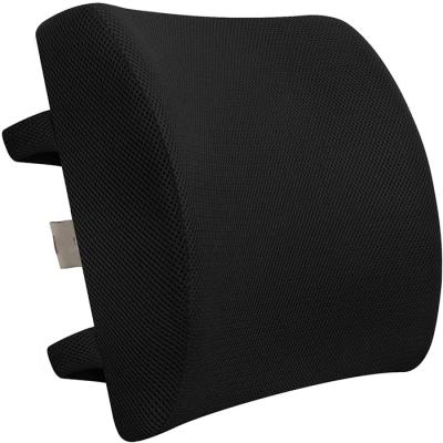 China Wholesale Anti-Static Back Cushion Ergonomic Chair Cushion Lumbar Support Orthopedic Back Cushion For Back Pain for sale