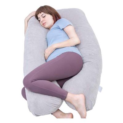 China Wholesale Anti-Static Pregnancy Pillow, Pillow Case Full Body Breathable Fabric, Sleep Support U Shaped Pillows for sale