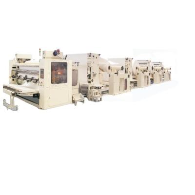 China Cloth converting CJ-D-2950 V times kitchen towel/hand towel making machine for sale