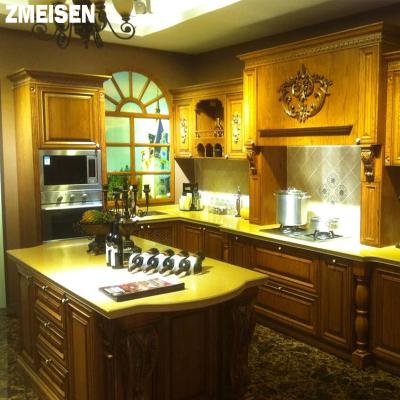 China Contemporary Made In China All American Cabinets Kitchen Design Shaker Sideboard Solid Wood Customization for sale