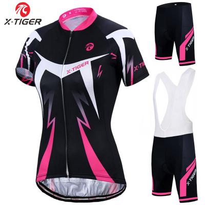 China Antibacterial Women's Cycling Jersey Summer MTB Cycling Clothing Breathable Cycling Mountain Bike Clothes Miti Cloth Custom Cycling Jersey for sale