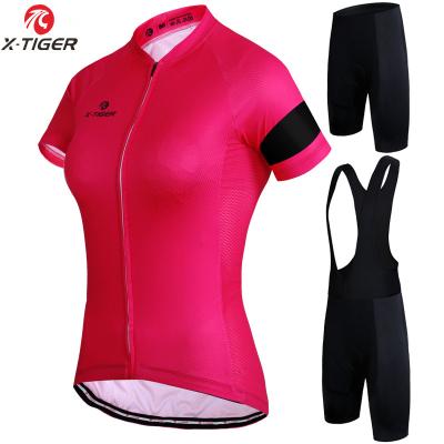 China Summer Anti-UV Anti-Bacterial Women's Clothing Tank Top Cycling Shorts Sheaths Pack Bicycle Clothes MTB Bike Cycling Clothing for sale