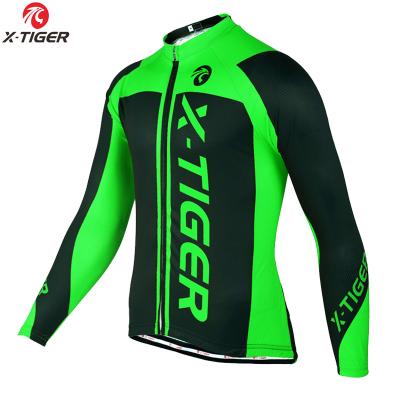 China 2018 X-TIGER Long Sleeve Jersey Breathable Quick Dry Maillot Ropa Ciclismo MTB Cycling Wear Antibacterial Racing Bicycle Clothing For Man for sale