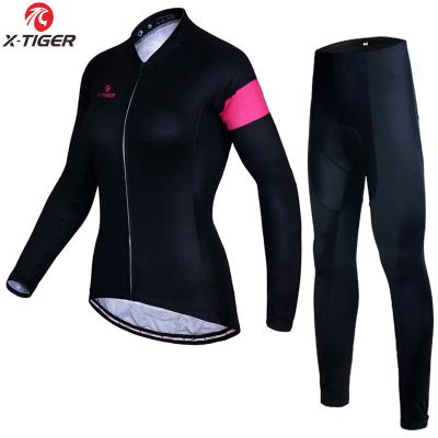 China Cheap Antibacterial Cycling Kit Recycling Tank Top Set High Quality Winter Keep Warm Cycling Tank Top Suit For Women for sale