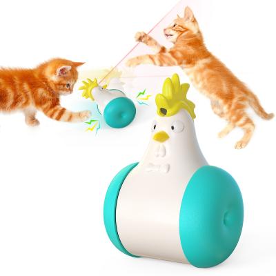 China Viable New Product Electric Sounding Tumbler Cat Toy For Cat With Laser To Teasing Cat Toy for sale