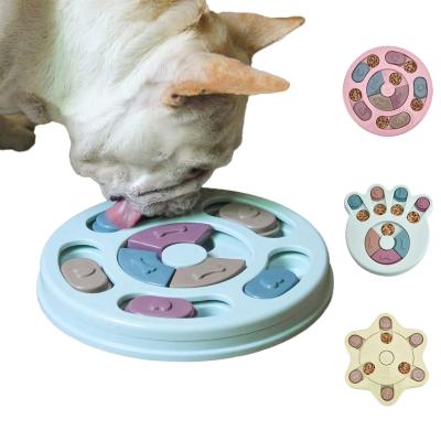 China Viable Dog Puzzle Toys Increase IQ Toy For Pet Food Dispenser Dog Training Games Driver For Medium Puppy Dog Bowl for sale