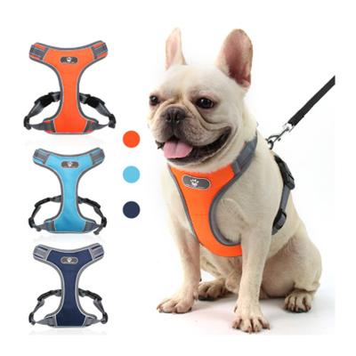 China New Breathable Reflective French Bulldog Arms Solid Reflective Dogs Arms Small Medium Puppy Dogs Cats Invest For Pug Walking Training for sale