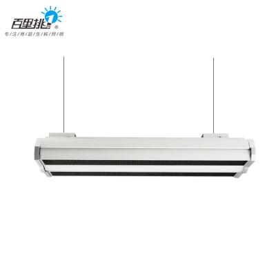 China Modern High Quality Aluminum Anti-glare Lamp Fixtures Hotel Restaurant Mall Lighting 64W Led Linear Ceiling Lights for sale