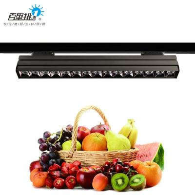 China High Bright Aluminum 28W Linear Lighting Fruit Freezer Fresh Meat Vegetable Seafood Deli Led Cool Lights for sale