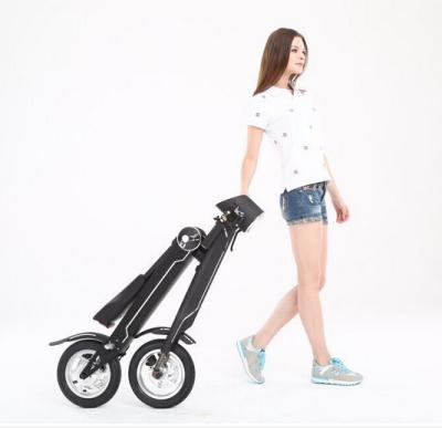 China Fashion 12 Inch Mini Electric Folding Bike Alumium Alloy Frame For  Office Worker for sale