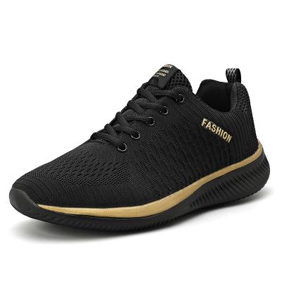 China Running Shoes Wholesale Mesh Upper Breathable Big Size Border Walking Shoes Manufacture Hot Selling Men's Sports Shoes for sale