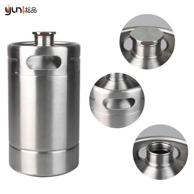 China Wholesale Viable High Quality Metal Mini Keg 1.98L/2L Vacuum Reusable Beer Keg for sale